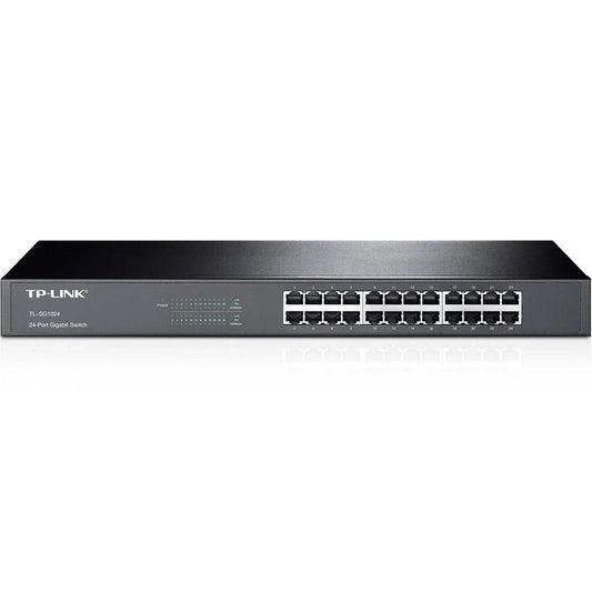 TP-Link TL-SG1024 Interruptor Gigabit con cubierta de acero para escritorio, 24 Port Rack