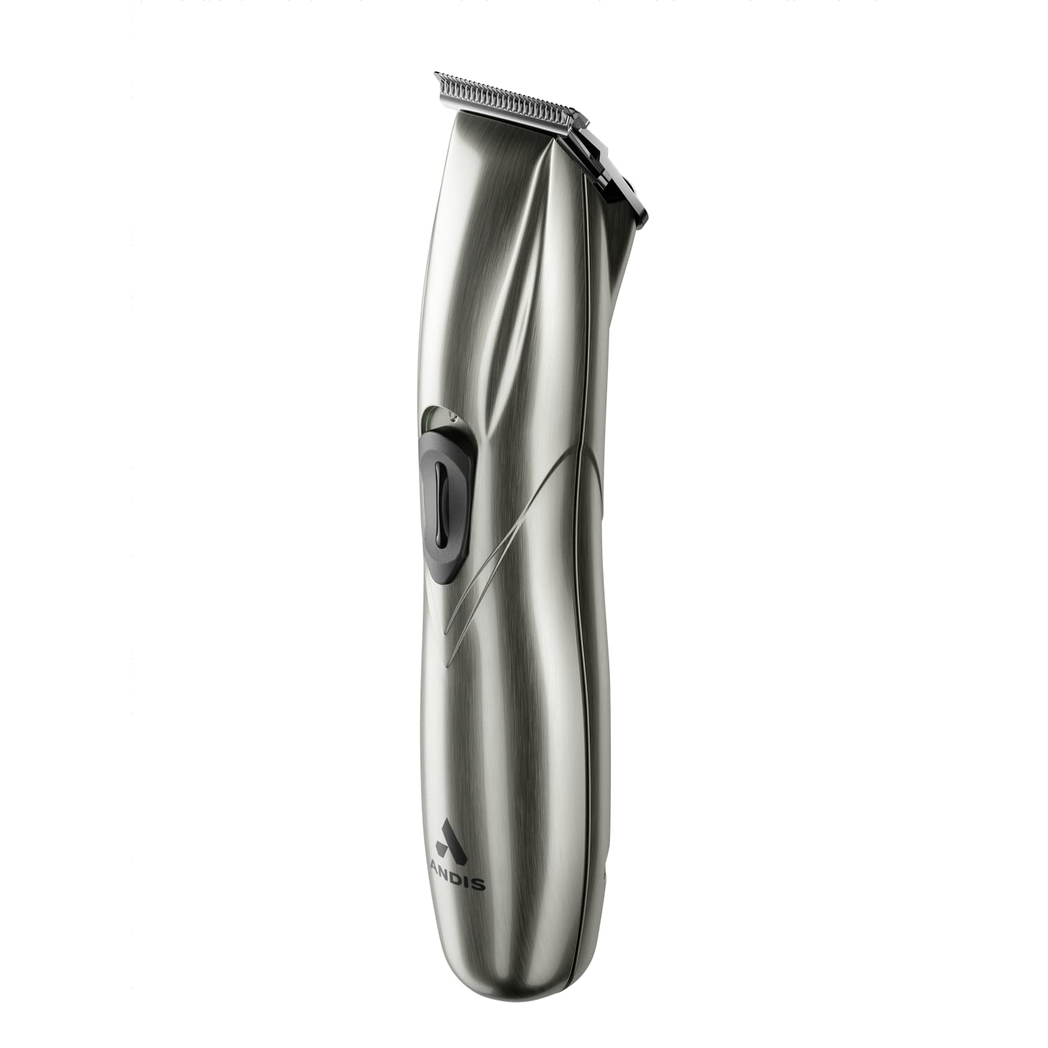 Andis 32810 Slimline Pro - Recortadora de barba sin cable, iones de litio, corte cerrado, hoja en T sin huecos, cromo