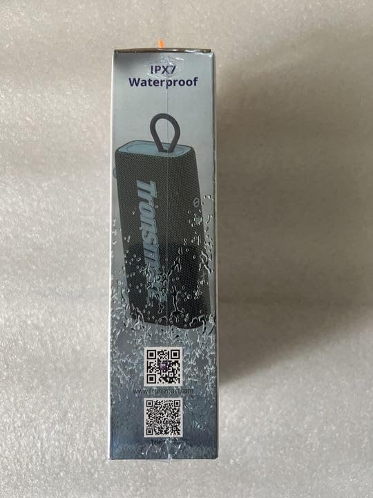 Tronsmart Trip 2 Bocina Bluetooth portátil para Exteriores, Llamadas Manos Libres a través del micrófono Integrado, Resistente al Agua IPX7, Ecualizador Personalizable (Gris)