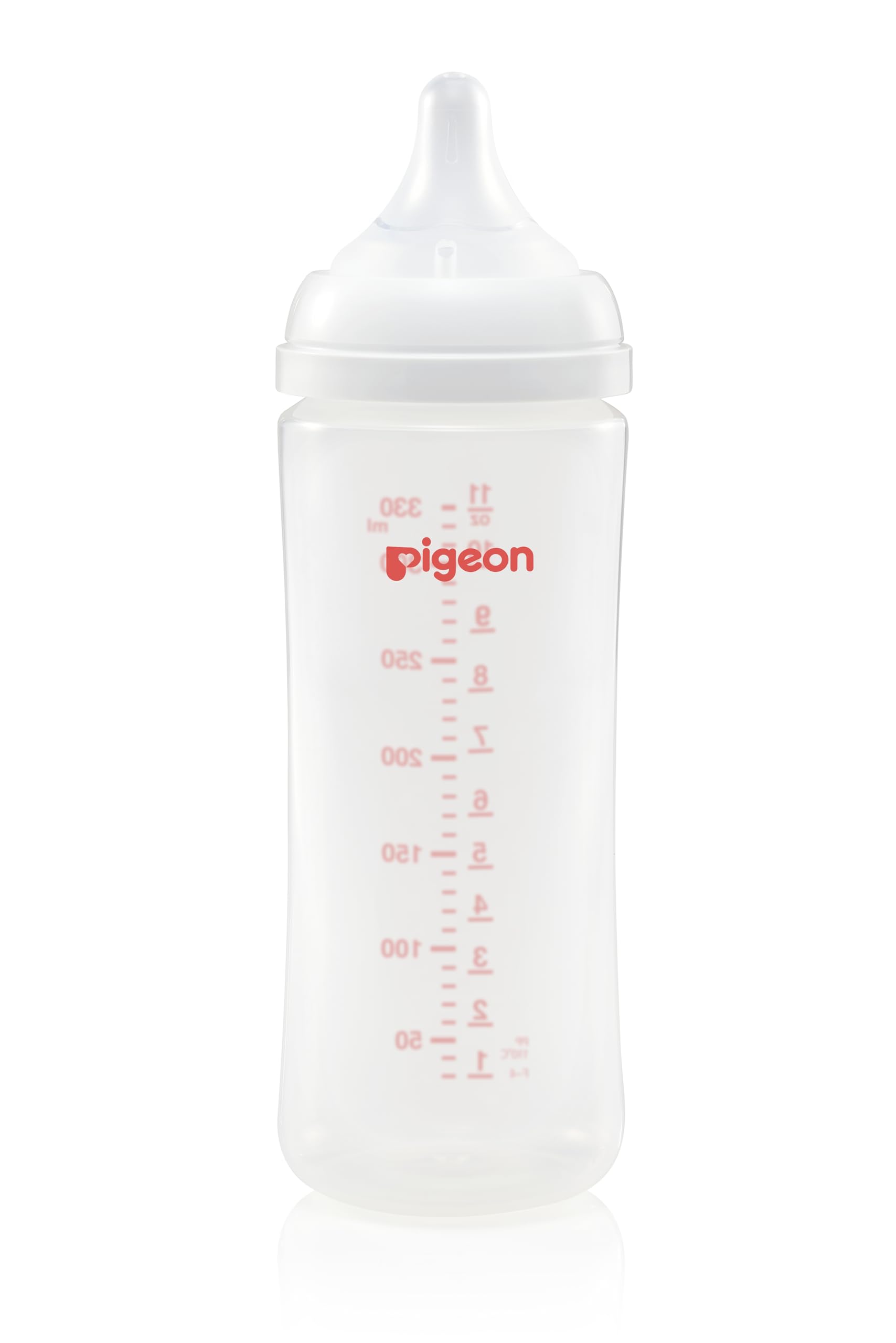 Set de Biberones Pigeon Soft Touch Transparentes Boca Ancha Libre de BPA