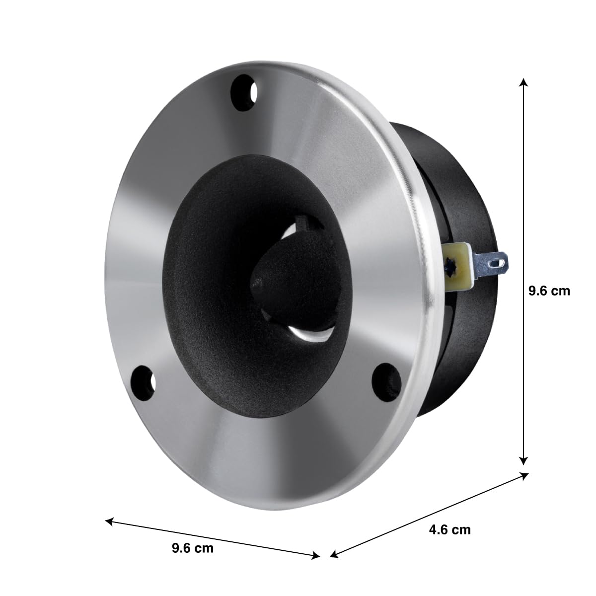 Kaiser Juego de Tweeter Bala 4" 35W RMS Par de Audio Profesional de Alta Calidad TW-2600D