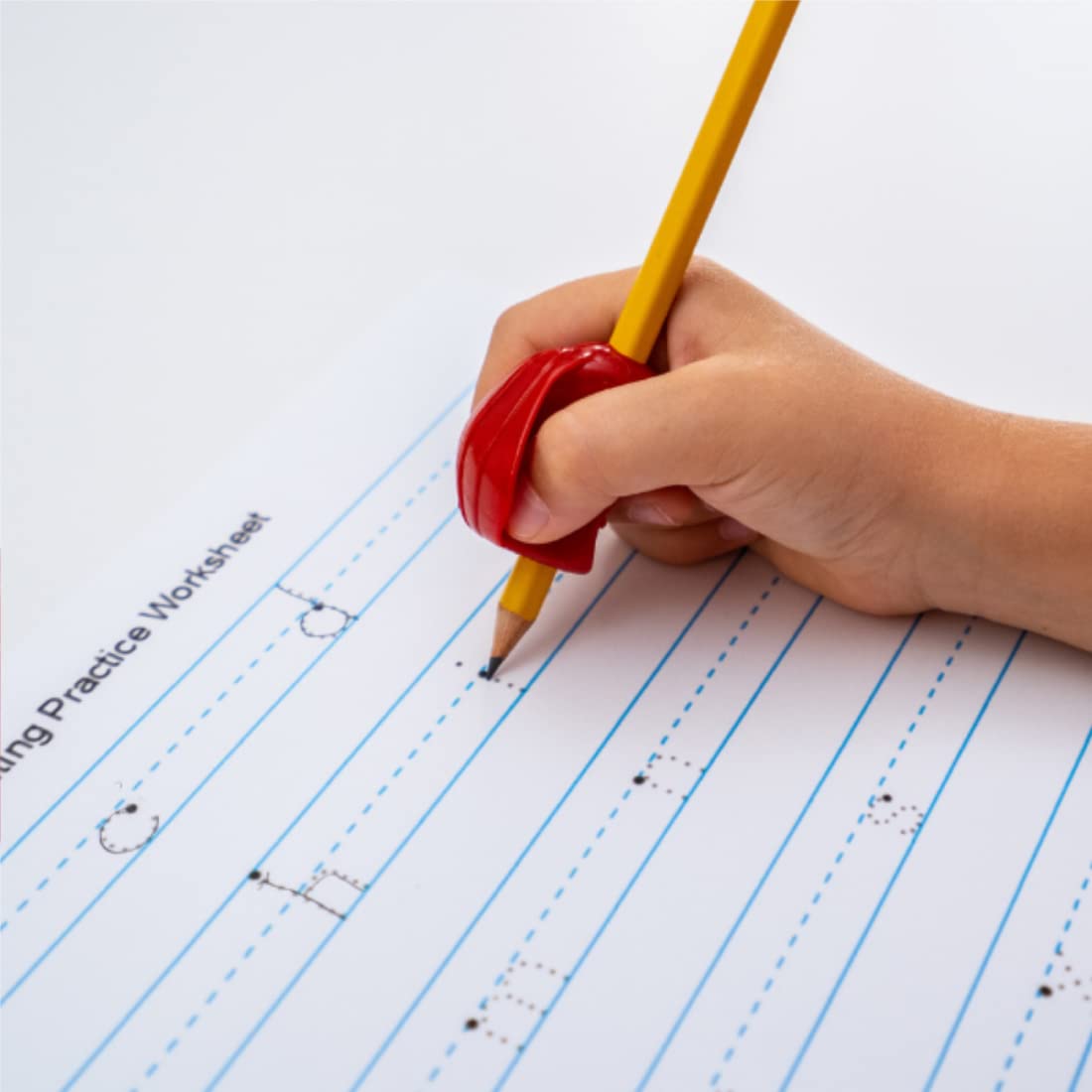 Ayuda de Escritura Ergonómica The Pencil Grip metálicos para Derecho y Zurdo 6 Unidades
