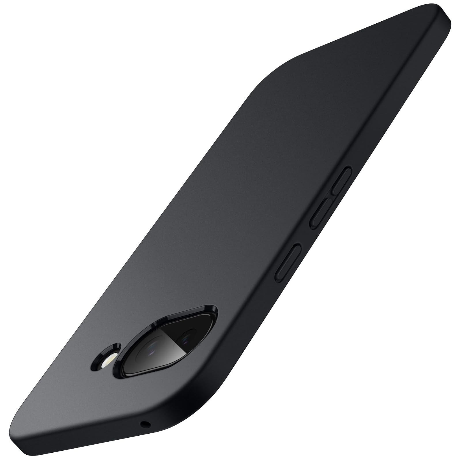 JETech Funda Fina para Google Pixel 9a 6.3 Pulgadas 2025, Carcasa Delgada Suave TPU con Acabado Mate, Antigolpes (Negro)