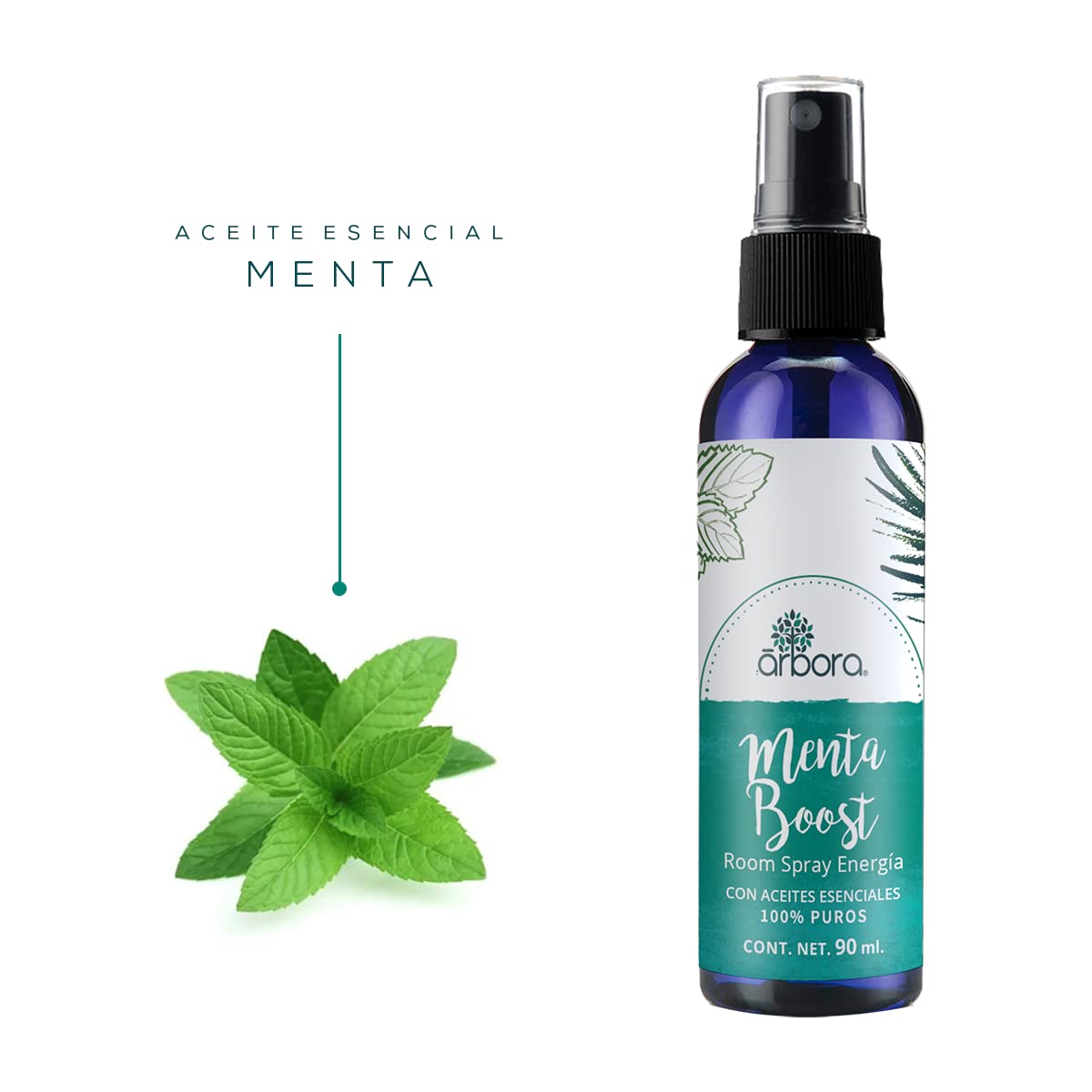 Kit de Spray Aromaterapia Árbora Lavanda Menta para Ambiente y Almohada