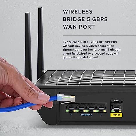 Linksys Mesh WiFi Hydra Pro 6E Router de triple banda Router de alta velocidad para transmisión y juegos, velocidades de hasta (AXE6600) 6.6Gbps - MR7500/MR75WH (reacondicionado)