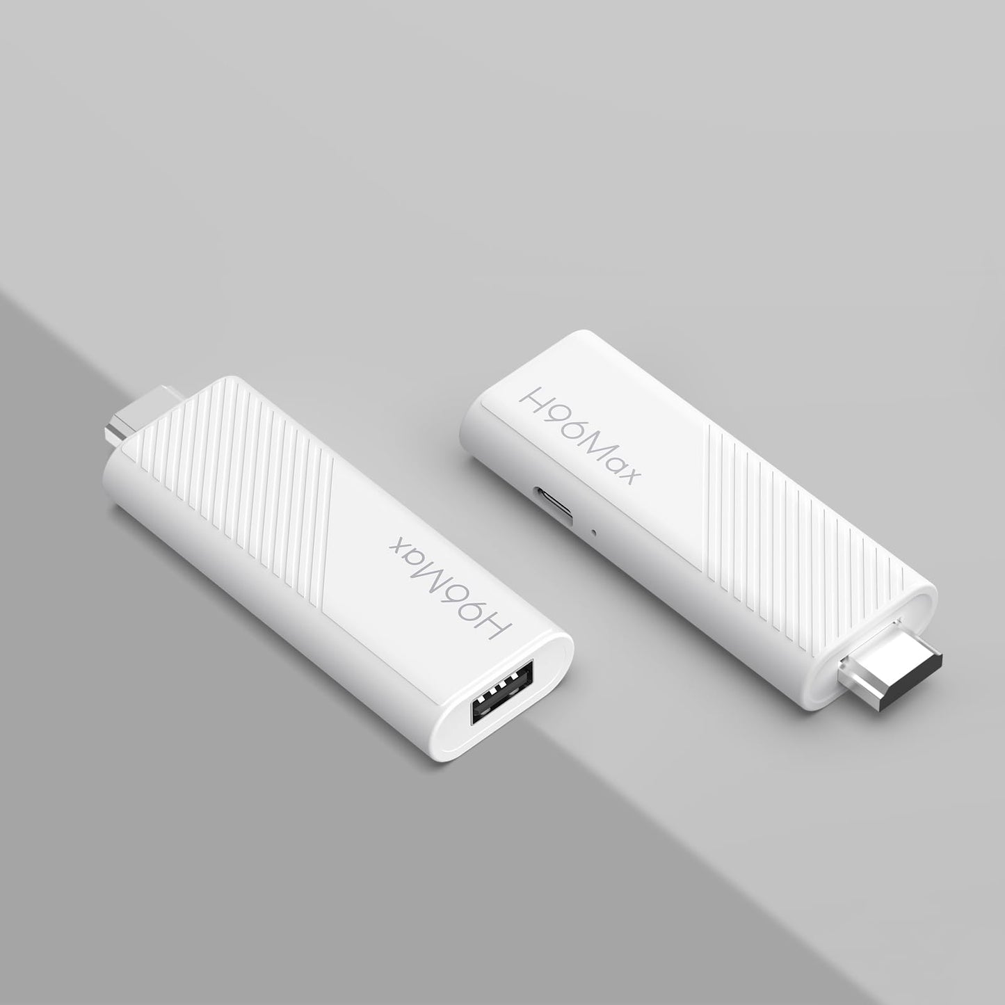 H96 MAX Android 14.0 TV Stick ATV Quad-Core WiFi6 2.4G/5.8Ghz BT5.0 4K AV1 Ultra HD Control de Voz Reproductor Hogar Inteligente