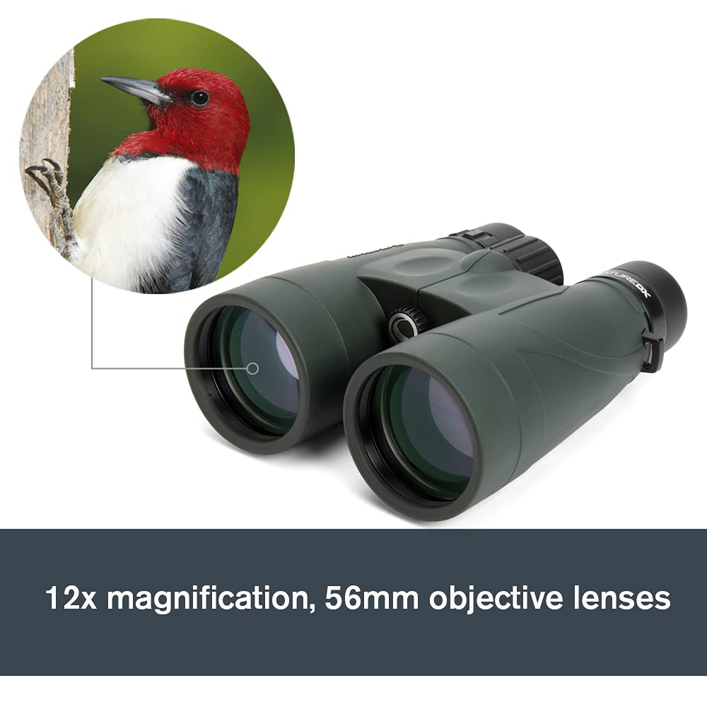 Celestron 71336 Nature DX 12x56 Binocular (Green)