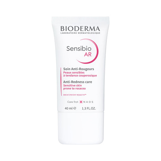 BIODERMA, Tratamiento Facial, Sensibio Ar, Cuidado Dermatológico Anti-rojeces, Calma e Hidrata, para Piel Sensible, 40ml