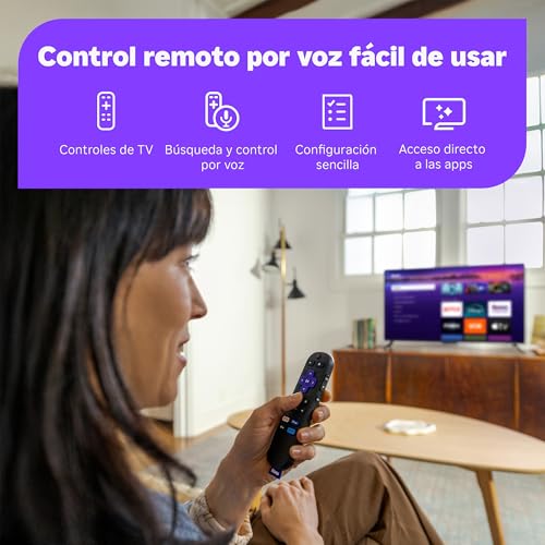 Dispositivo de Streaming 4K HDR Roku Streaming Stick Plus 2025 Negro con Control por Voz para TV