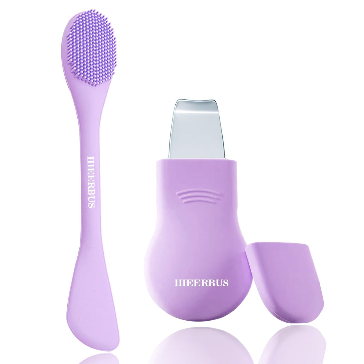 Herramienta para eliminar puntos negros, limpiador facial de silicona, raspador de nariz 2 en 1 para limpieza profunda, espátula facial para limpiar la piel, removedor de puntos negros, herramienta de