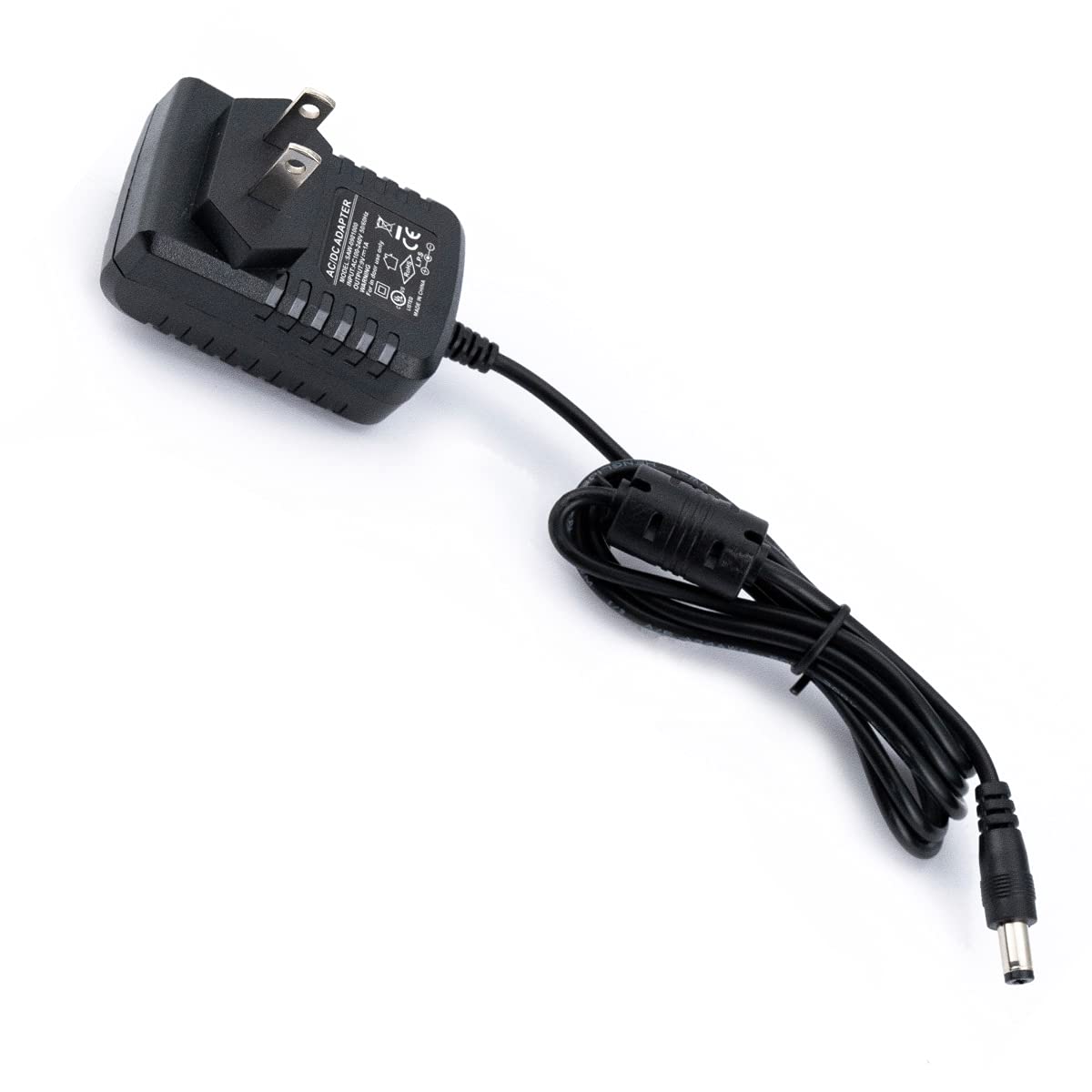 Adaptador de Fuente de Alimentación 9V Musiclily Pro Estándar USA Negro con Cable de Conexión 5 Vías y Polaridad Inversa para Guitarra