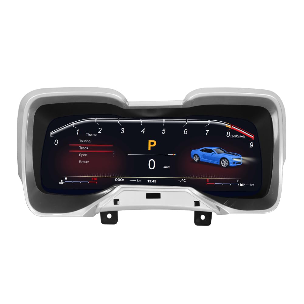 Módulo Digital Xuenav Chevrolet Camaro SS 2010-2015 Pantalla LCD Reemplazo Tablero Linux Instrumento Velocímetro