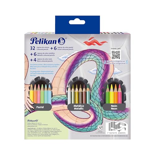 Lápices de Colores Pelikan Surtidos 48 Piezas