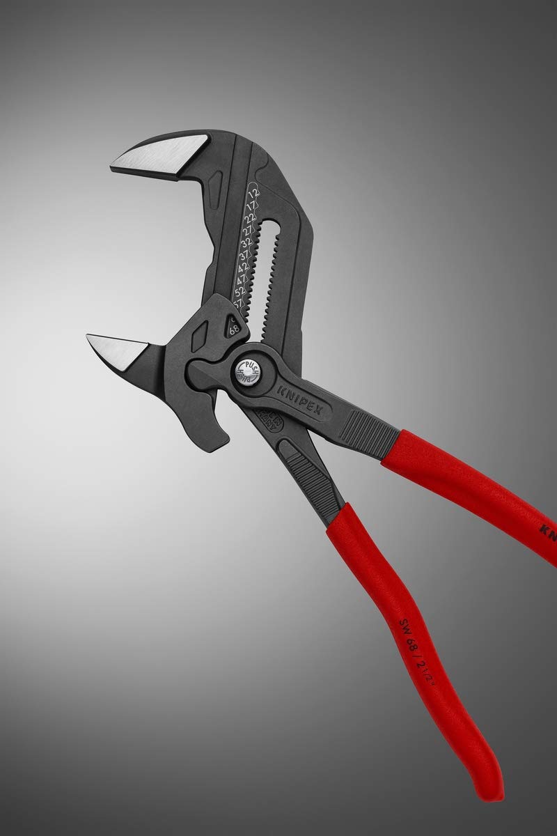 KNIPEX 8601300 Herramientas - Llave de alicates, acabado negro (86 01 300), 12 pulgadas, acabado negro