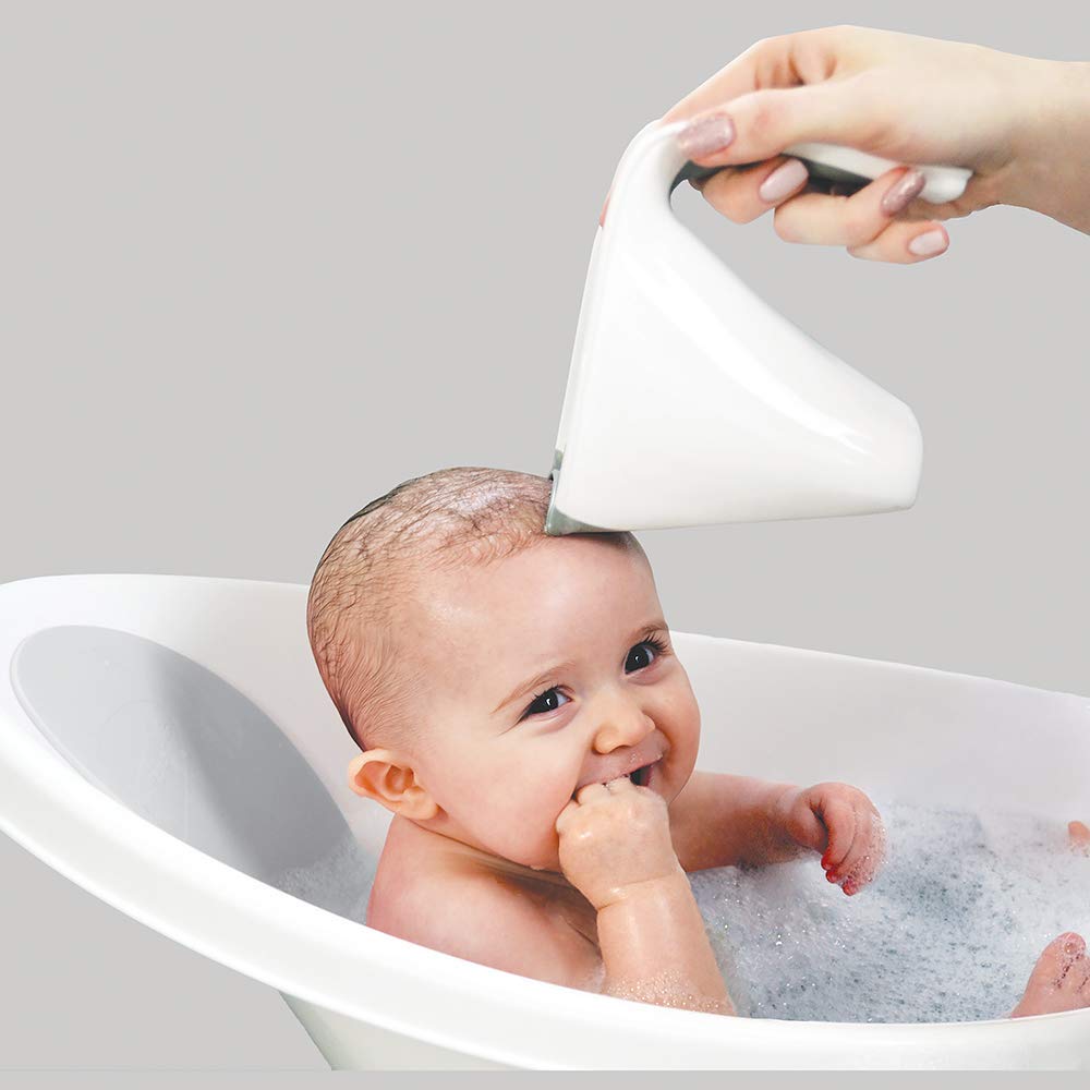 Jarra Para Bañar Al Bebe para Bebé Shnuggle - Jarra de enjuague para Tina bebé. Taza Washy para baño sin lágrimas. Libre PBA, Capacidad de 350ml