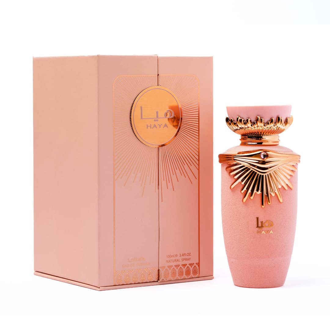 Lattafa Haya for Women Eau de Parfum Spray, 3.4 Ounce