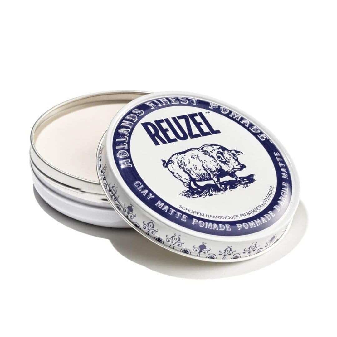 Reuzel Pomada de arcilla mate - Fórmula concentrada de cera para hombre, fijación natural y orgánica - Producto vegano que da volumen y define sencillo de poner y quitar - Fragancia original - 340 g