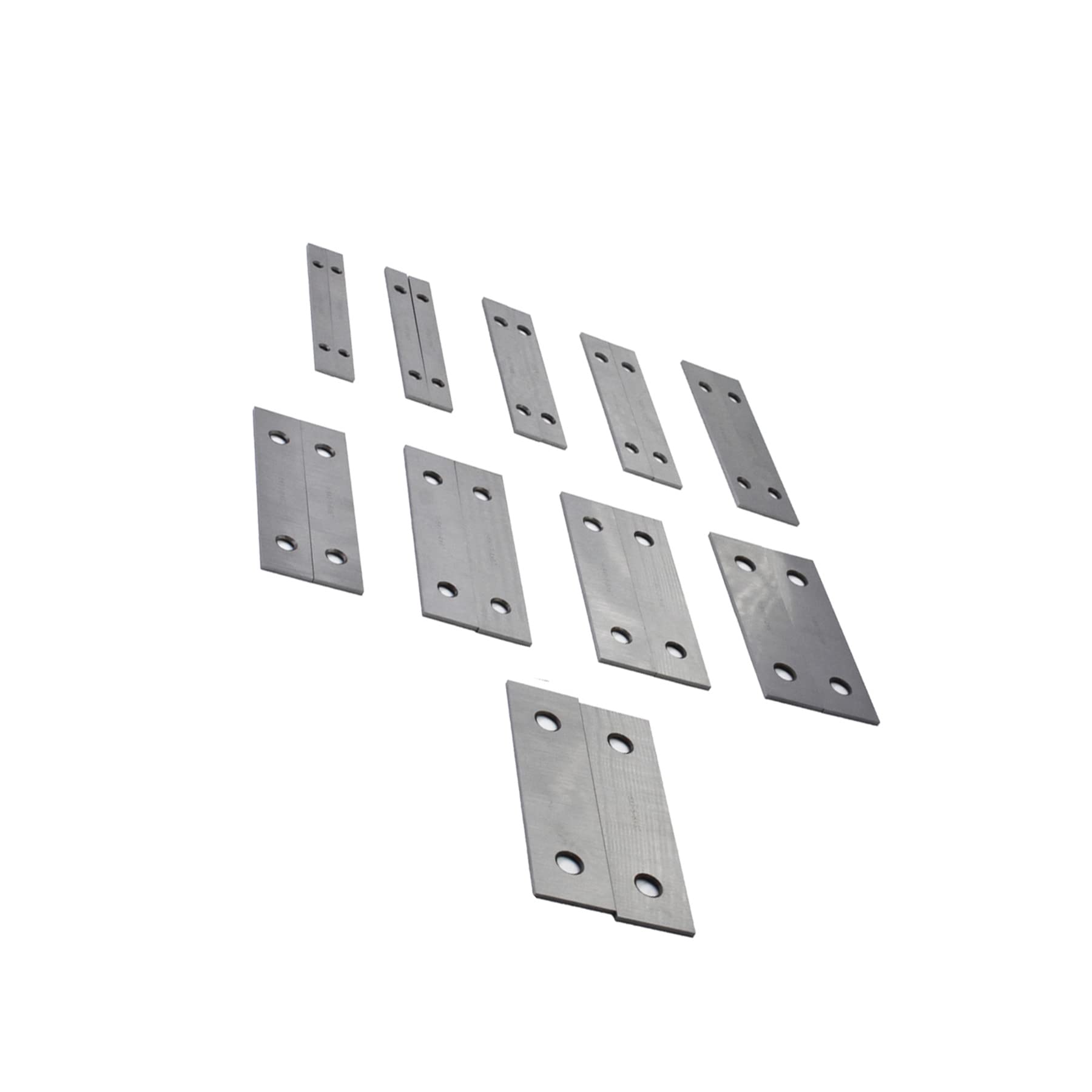 Marddpair - Juego de 10 pares de 1/8 x 6 de acero de precisión paralelo fino para trabajos de fresado y otros proyectos