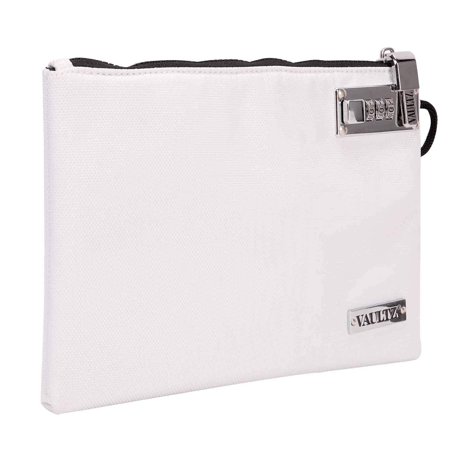 Bolsa para Dinero Vaultz Negra con Candado de Seguridad para Hombres y Mujeres