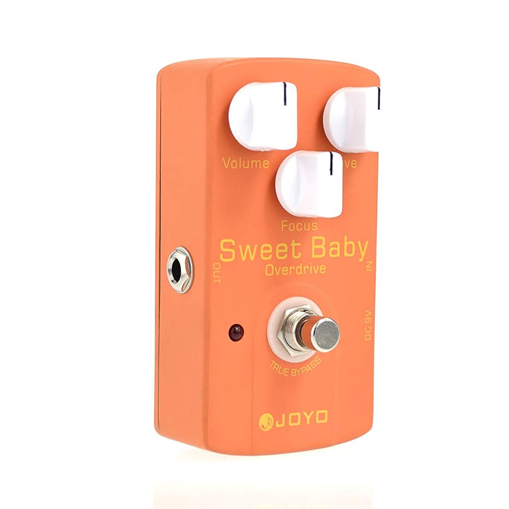 JOYO - Pedal de sobremarcha de baja ganancia se adapta a varios estilos OD para efectos de guitarra eléctrica - True Bypass (Sweet Baby JF-36)