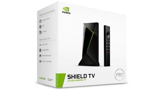 Reproductor Multimedia Nvidia Shield TV Pro 4K HDR Negro de Alto Rendimiento con Compatibilidad Alexa para Hombre