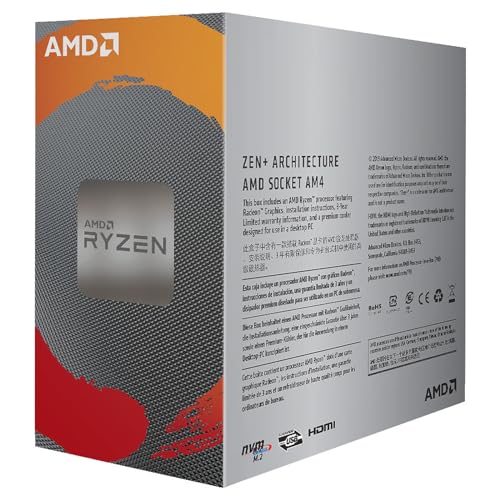 Procesador AMD Ryzen 3 3200g 3.60GHz 4 Núcleos Socket AM4