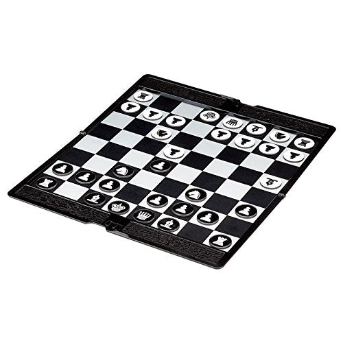 Chess and games shop Muba Foldable MINI Magnetic Chess Set Portable Wallet Pocket Chess Board Games for 2 Players