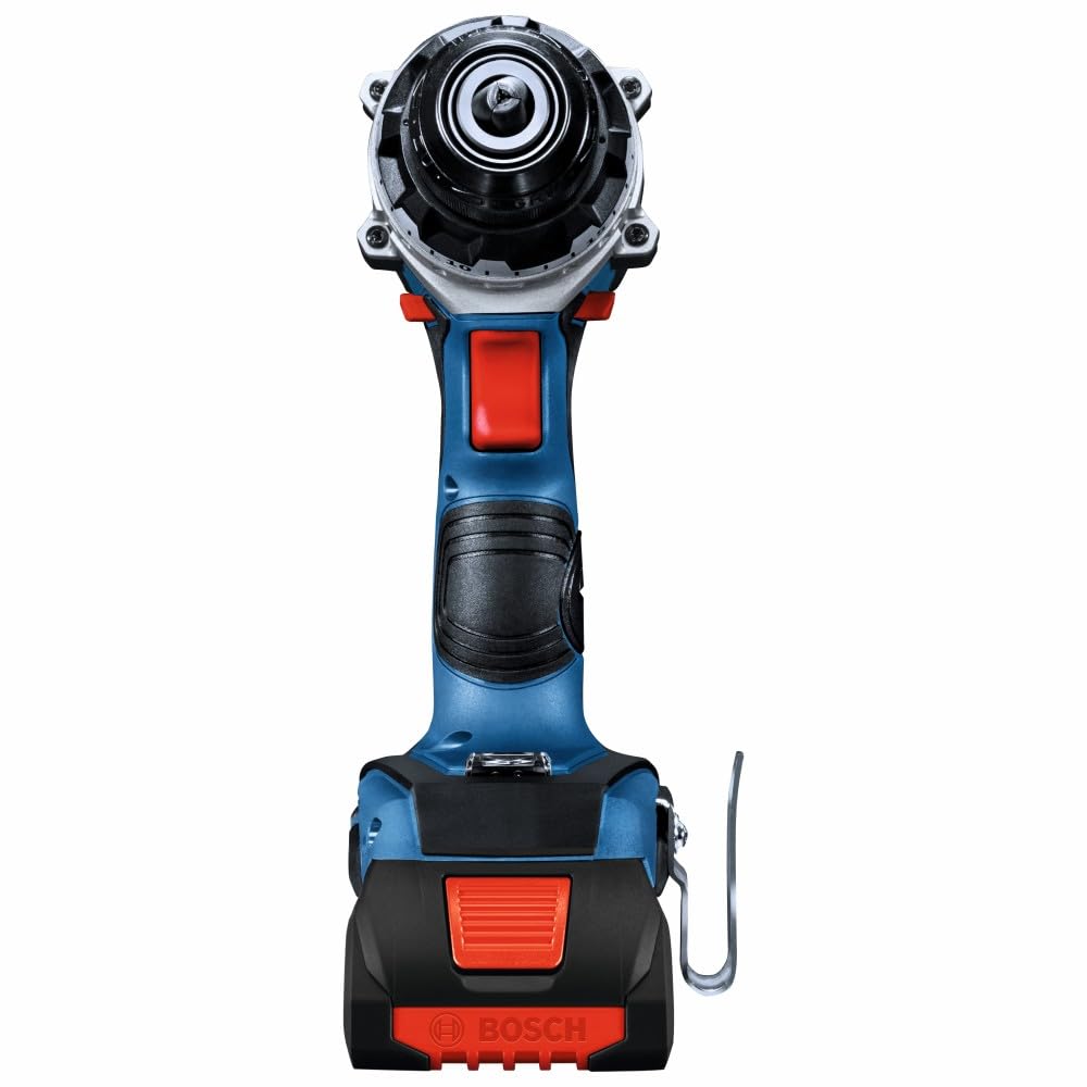 BOSCH GSR18V-975CB25 18V sin escobillas conectado, listo para 1/2 pulgadas. Kit de taladro/driver con (2) baterías de alimentación avanzadas CORE18V 4Ah