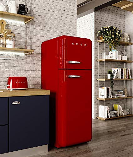 Smeg TSF01RDUS Tostadora 2 rebanadas, color Rojo