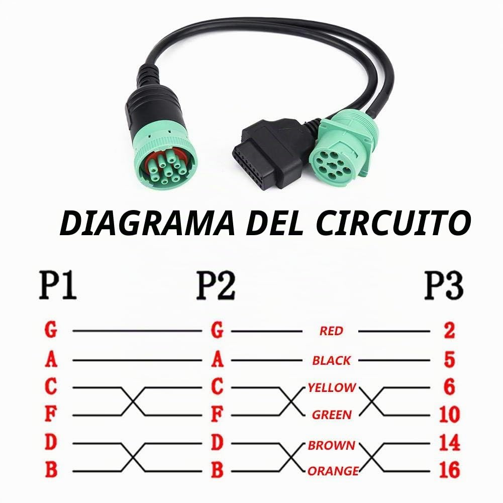 Conector para Camiones de 9 Pines