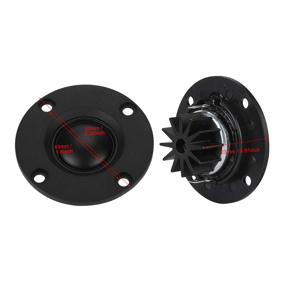 Altavoz de Agudos 2Pcs de Alta Fidelidad en Seda Rango Completo 30W 6Ω