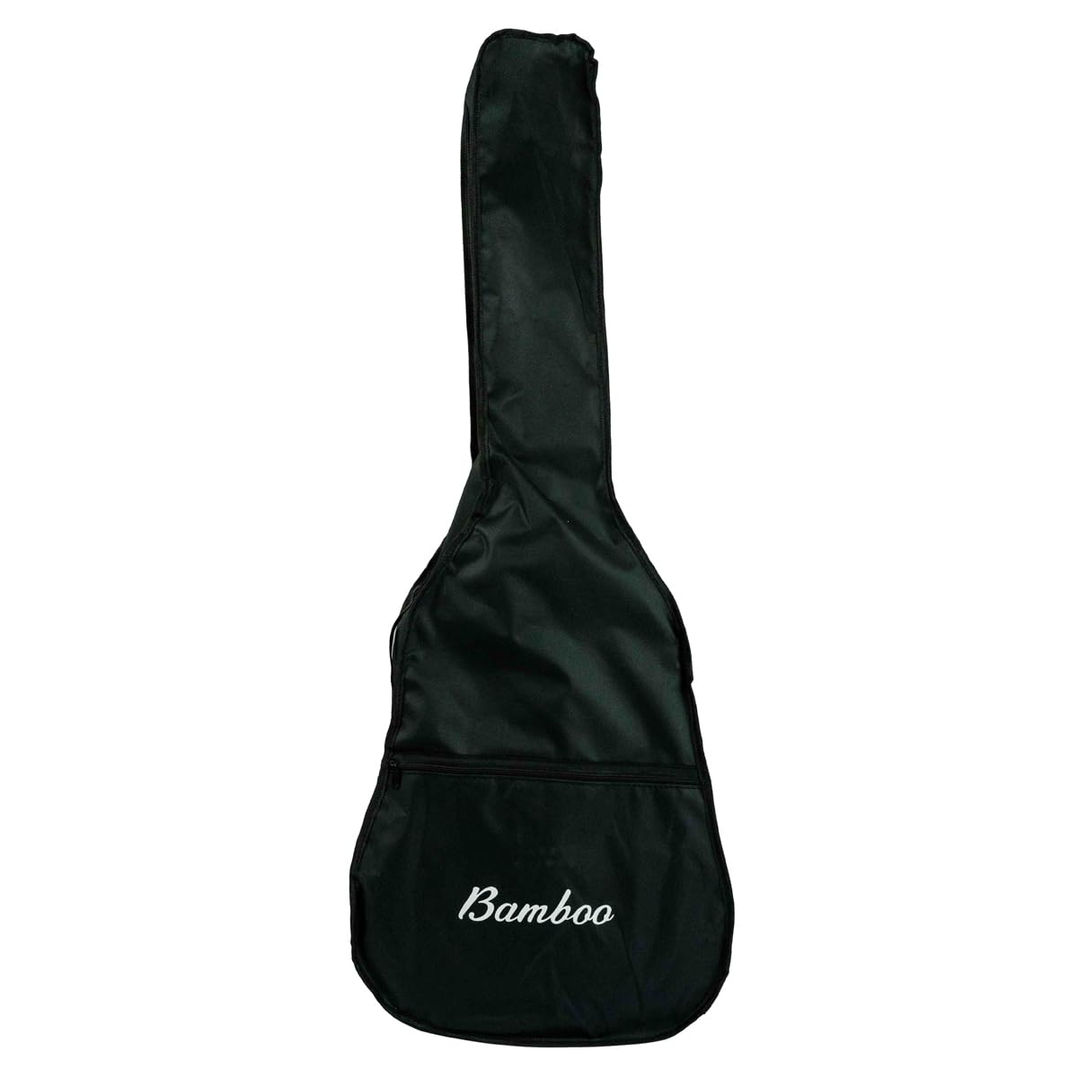 BAMBOO, Guitarra Acustica Travel Mahogany, Tamaño 1/2, para principiantes, adultos, viajes, 34 pulgadas, Funda Acolchada, madera Mahogany