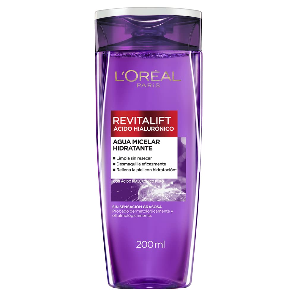 L'Oreal Paris Serum Facial Anti Arrugas Acido Hialuronico Revitalift L'Oreal Paris+L'Oreal Paris Agua Micelar Con Acido Hialuronico 200 Ml. L'Oreal Paris