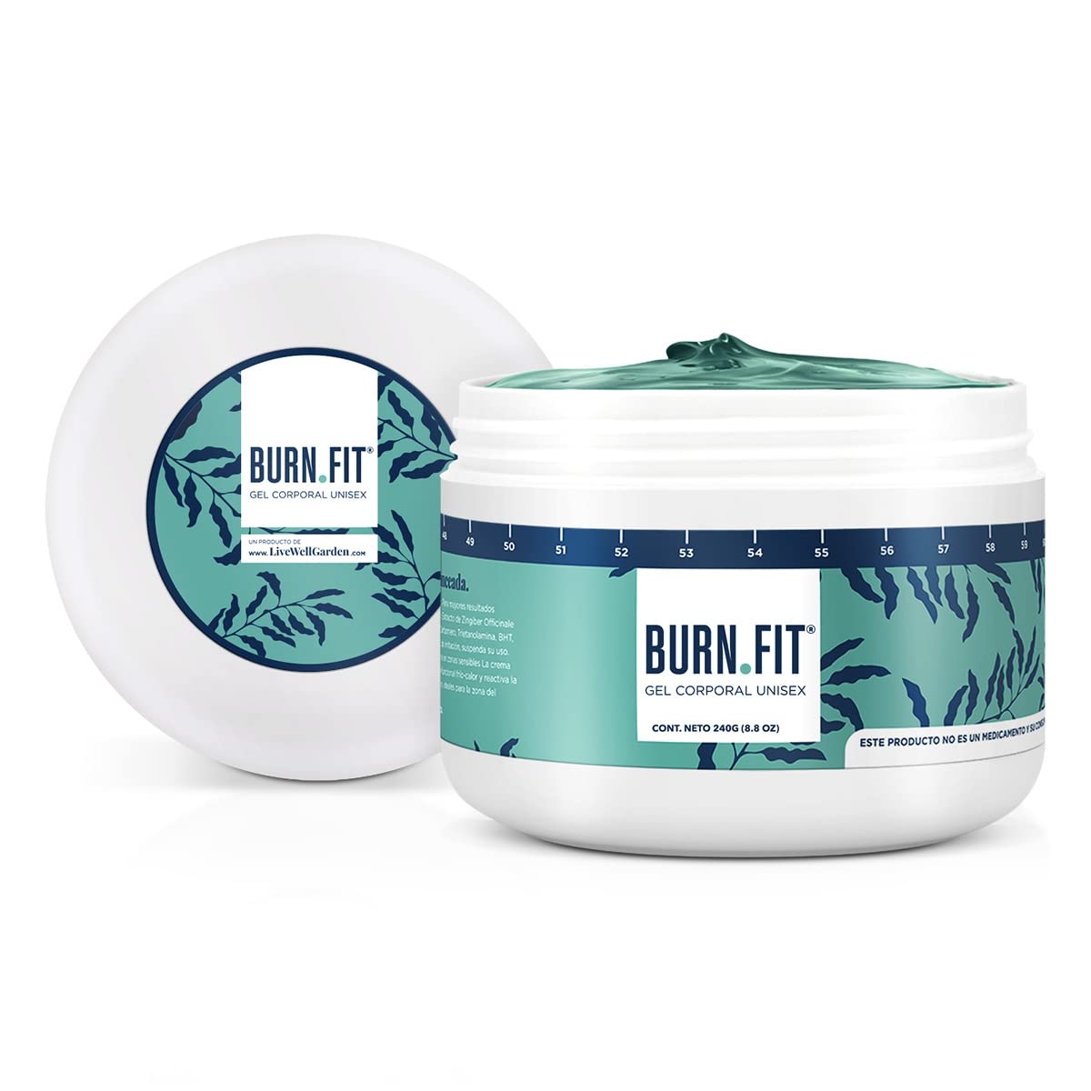 Burn Fit Gel Corporal quema grasa, anti celulitis.