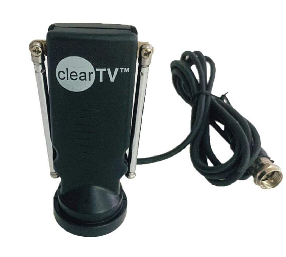Clear TV Premium HD Antena digital para interiores - 50 millas de alcance, cable de zanja