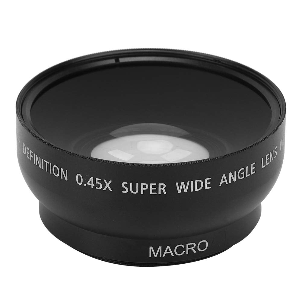 Bindpo Lente Gran Angular de 49mm, 0.45X Universal para Cámara con Montura F