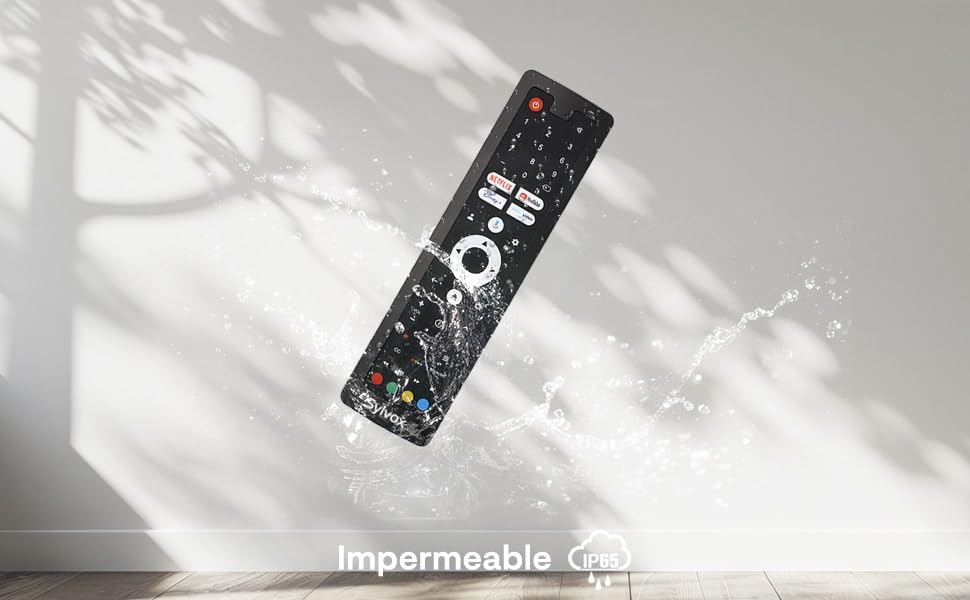 SYLVOX - TV para Exteriores de 43 Pulgadas, Smart TV para Sol Directo, 4K, 2000 nits, IP55 Impermeable, Última Versión de Google TV con Dolby Atmos (Pool Pro 2.0)