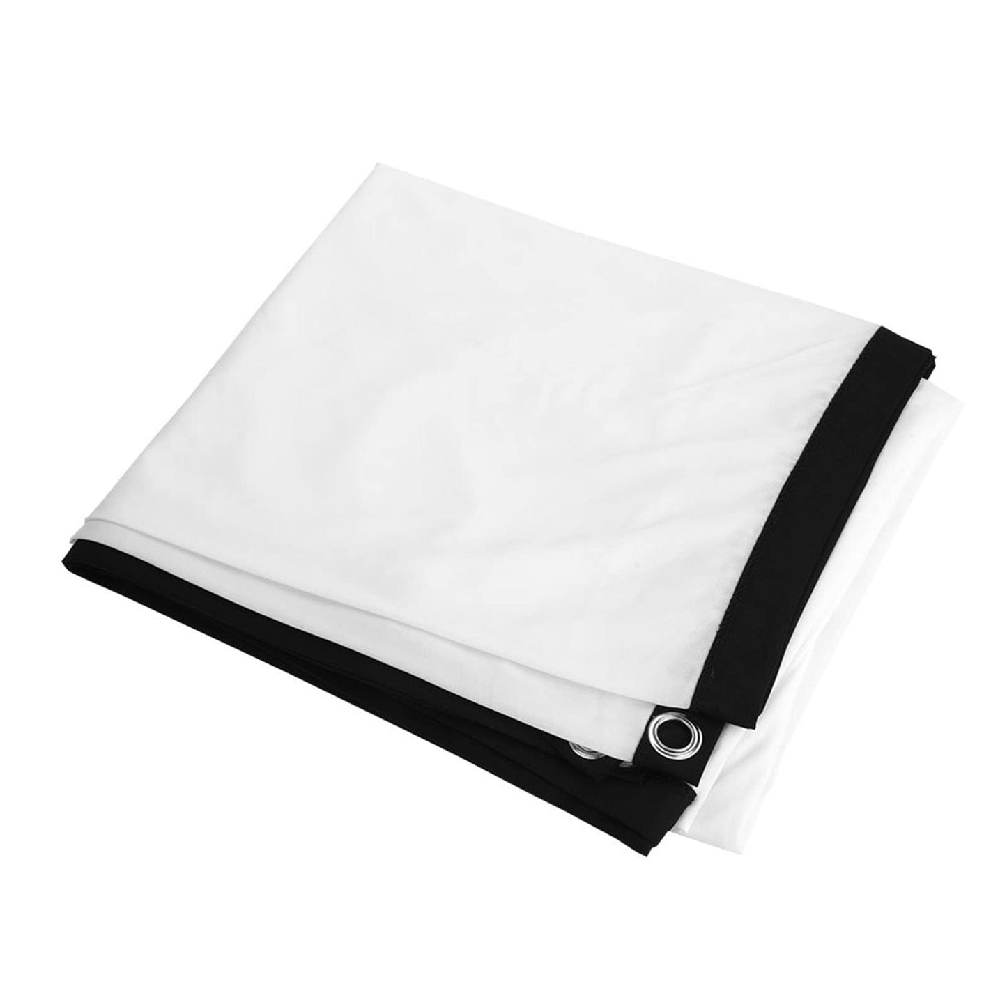 Pantalla Proyector HD 100 Pulgadas 16:9, Portátil para Películas 3D, Cortina Blanca para Montaje en Pared, Ideal para Salas de Cine en Casa