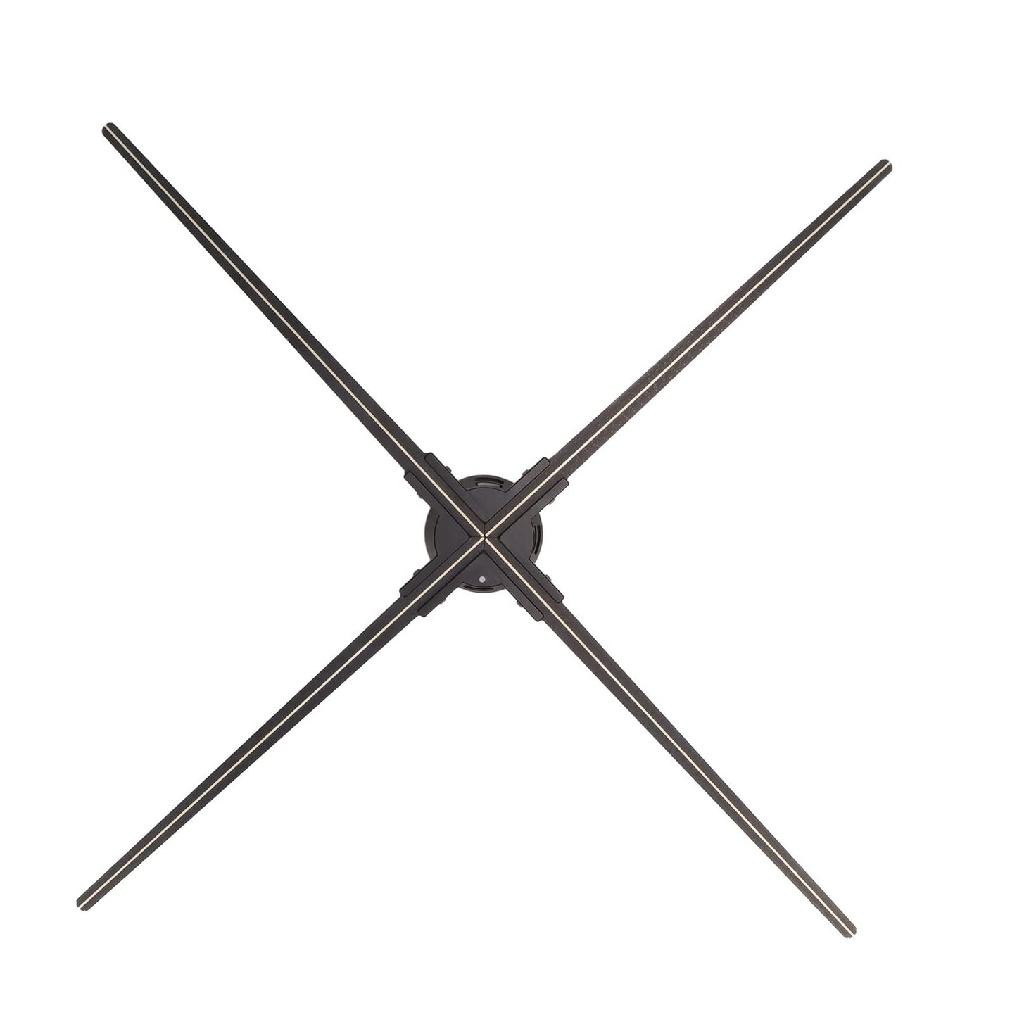 Máquina Publicitaria Holográfica 3D ASHATA WiFi Negro con Ventilador y 1024 LED