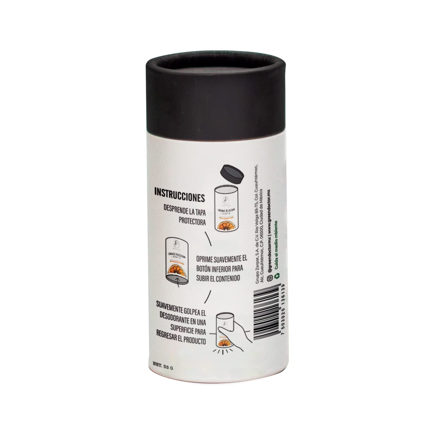 Green Doctor | Desodorante Natural Mix | Sin Aluminio | Sin Parabenos | Sin Alcohol | Mix de Aceites Esenciales | Kit 3 piezas | ¡Protección natural y frescura duradera para tu cuidado personal!