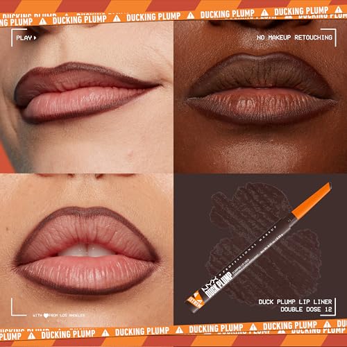 Delineador de Labios Duck Plump de Nyx Professional Makeup, Tono Double Dose