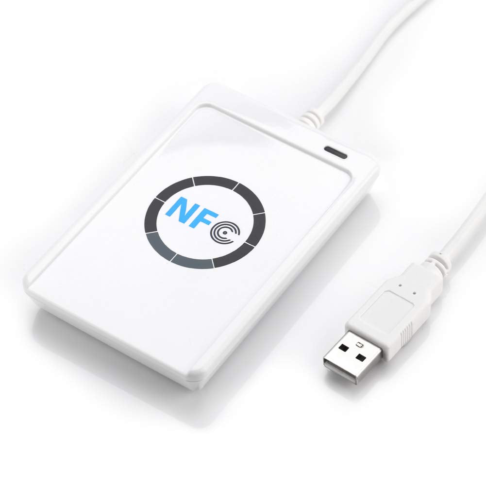 Lector Grabador NFC RFID Wytino Negro ACR122U ISO 14443A B con Software