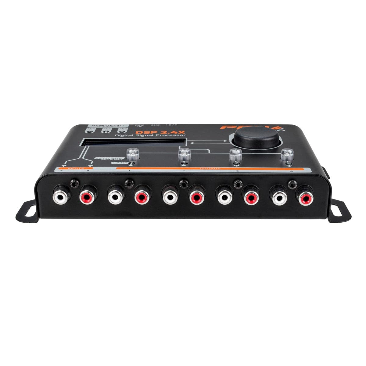 Procesador de Señal Digital PRV AUDIO para Automóvil con Crossover y Ecualizador de 4 Canales