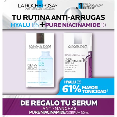 KIT ANTI-ARRUGAS HYALU B5 SERUM 30ML + REGALO PURE NIACINAMIDE 10 30ML