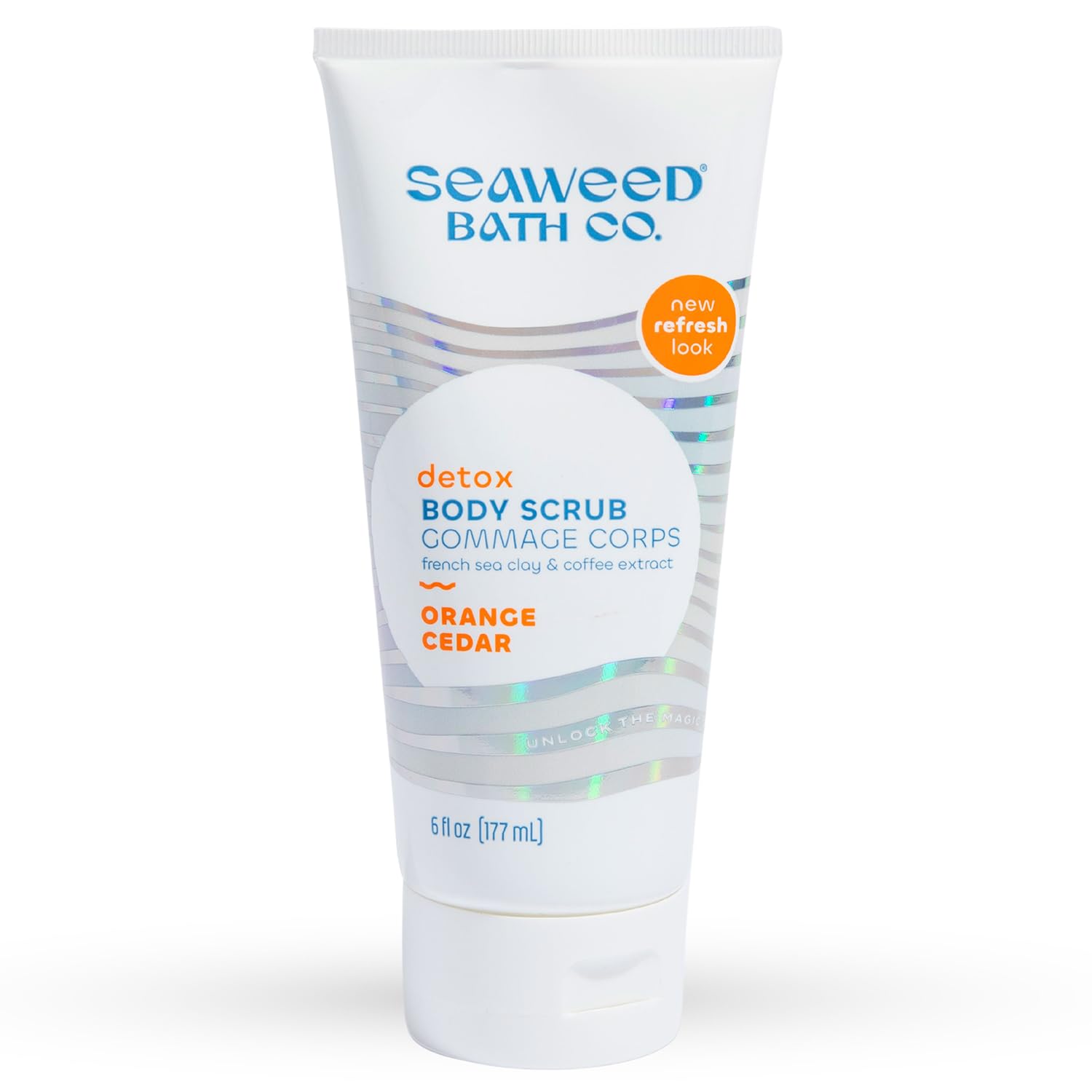 Exfoliante Corporal Detox The Seaweed Bath Co. Naranja Eucalipto y Cedro Scent Refresh