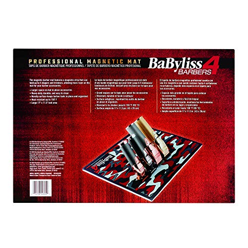 BaBylissPRO Barberology BMAGMAT - Alfombrilla magnética profesional para peluquería