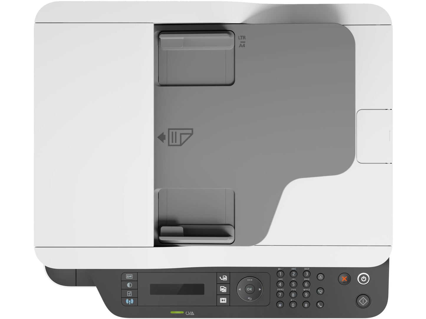 HP Impresora Multifuncional Láser MFP 137fnw, Impresión en Negro, Dúplex, (Doble Cara) Manual, WiFi, USB, Ethernet, Smart App, Imprime, Copia y Escaneado, Fax (4ZB84A)