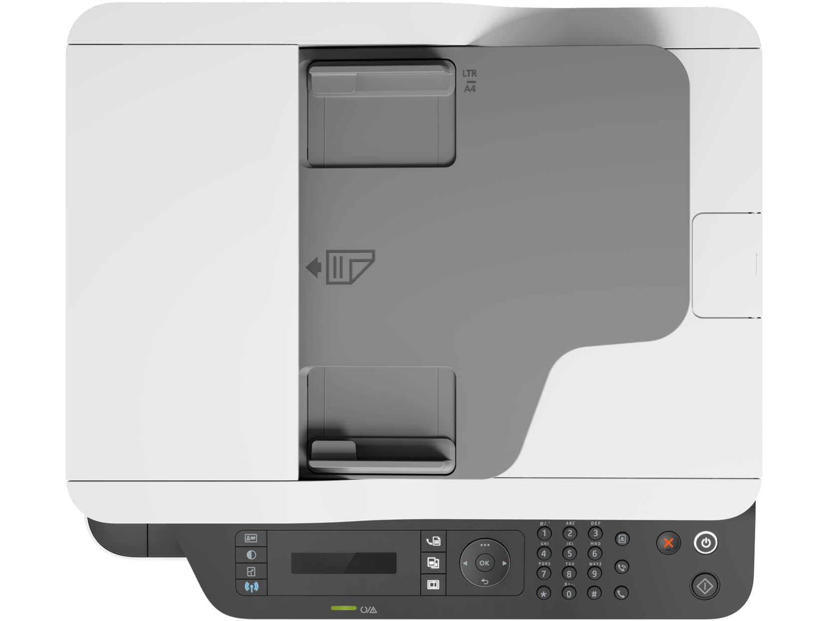 HP Impresora Multifuncional Láser MFP 137fnw, Impresión en Negro, Dúplex, (Doble Cara) Manual, WiFi, USB, Ethernet, Smart App, Imprime, Copia y Escaneado, Fax (4ZB84A)