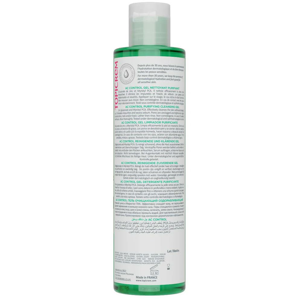 Topicrem AC Gel Limpiador Purificante - 200 ml