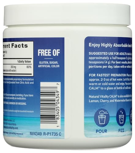 Mezcla de Bebida de Magnesio Natural Vitality Original 8 Onzas